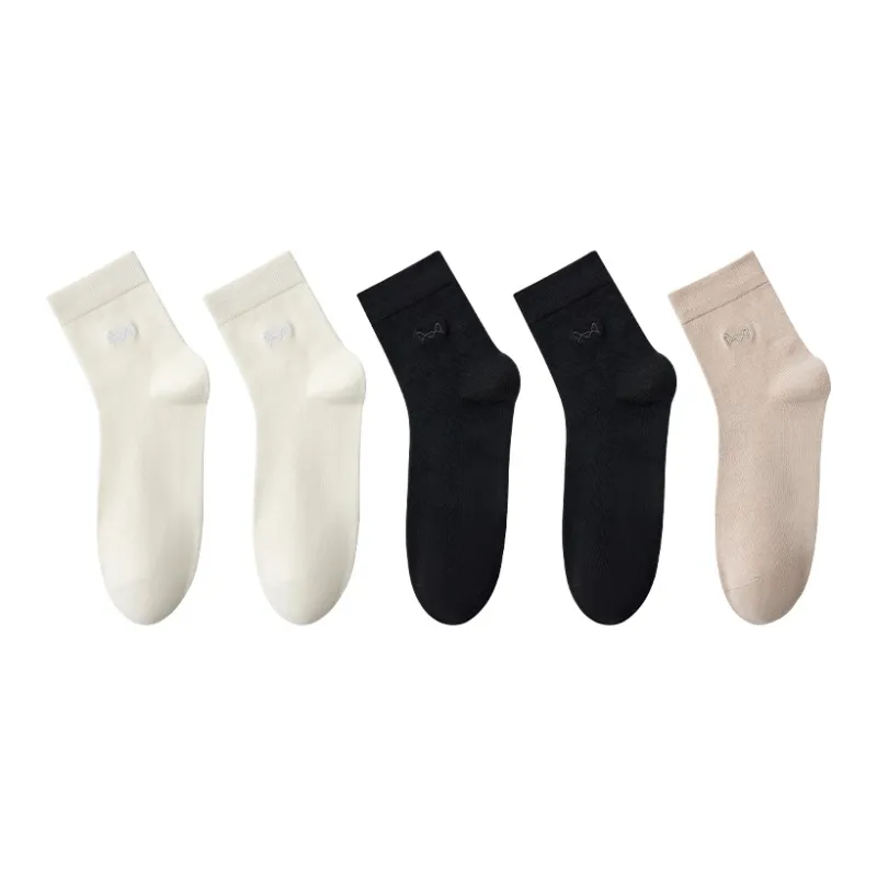 MIIOW Cool One Summer Series Mid Calf Socks Men's 5 Pack-0