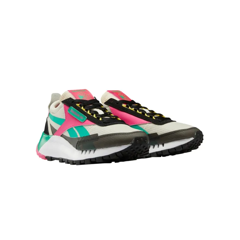 Reebok Classic Leather Legacy Cushioning Anti-Slip And Wear-Resistant Low-Top Casual Shoes Unisex White Black Green-2