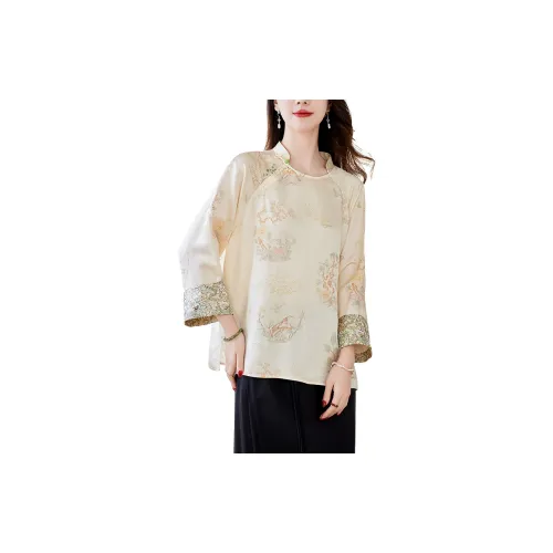 To the west Shirts Women's Champagne Gold