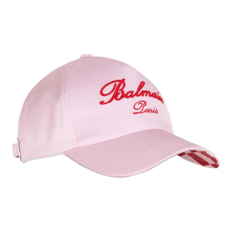 BALMAIN Signature Embroidered Baseball Cap-2