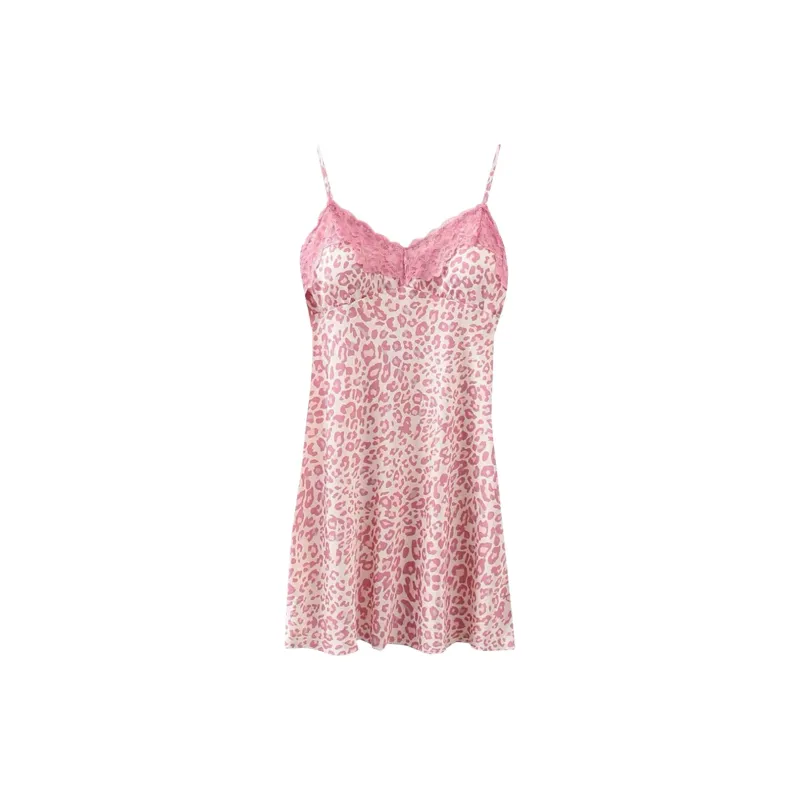 Flowers In Water Nightgown Women's Pink-0