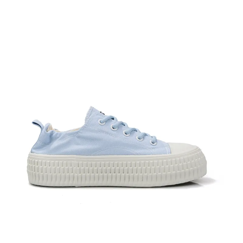 B10CROWN Breathable Lightweight Low Top Canvas Shoes Women's Sky Blue-1