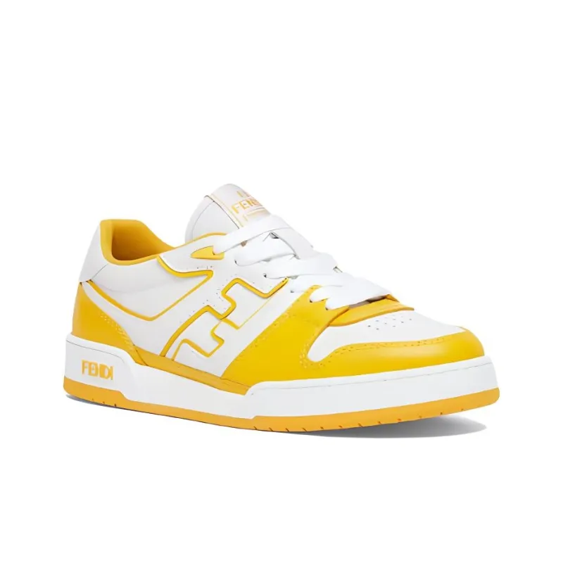 FENDI Match Panelled Low Top Sneakers-2