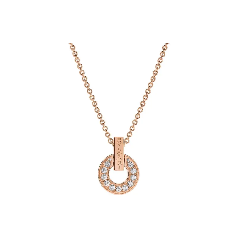 BVLGARI Bvlgari Bvlgari Diamond Necklaces Women's Rose Gold-0