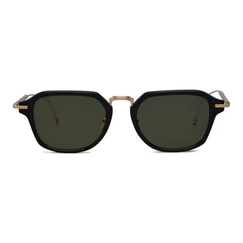 THOM BROWNE Geometric frame Tinted Sunglasses