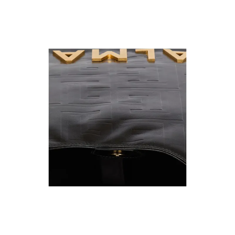 BALMAIN Large 1945 Soft Hobo Bag-4