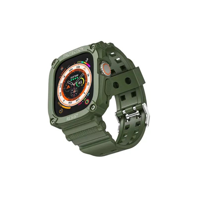 IOTS Matte Advanced Compatible Apple Watch Ultra 49 Durable Visually Sci-Fi Watch Bands 49Mm Unisex-4