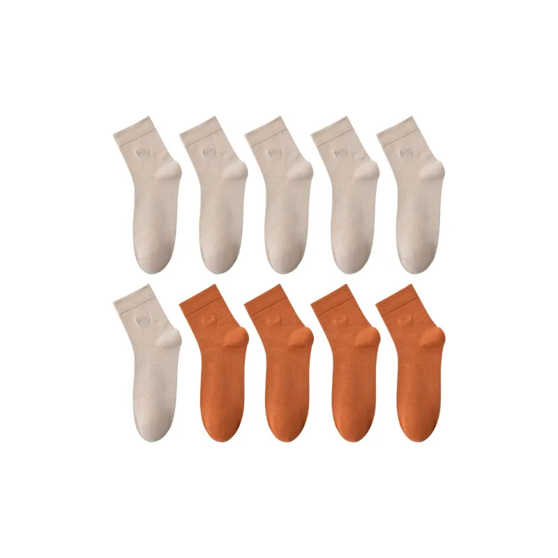 MIIOW Cool One Summer Series Mid Calf Socks Men's 10 Pack-10