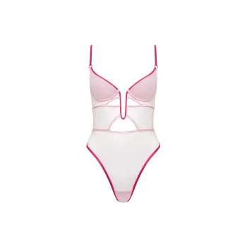 Victoria's Secret PINK BLUEBELLA Joni Wired Bodysuit / FPP Jumpsuit Women's Pink