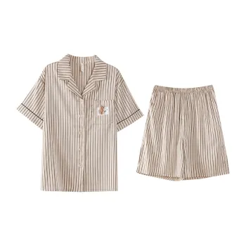 JinShaLa Pajama Set Men's Khaki