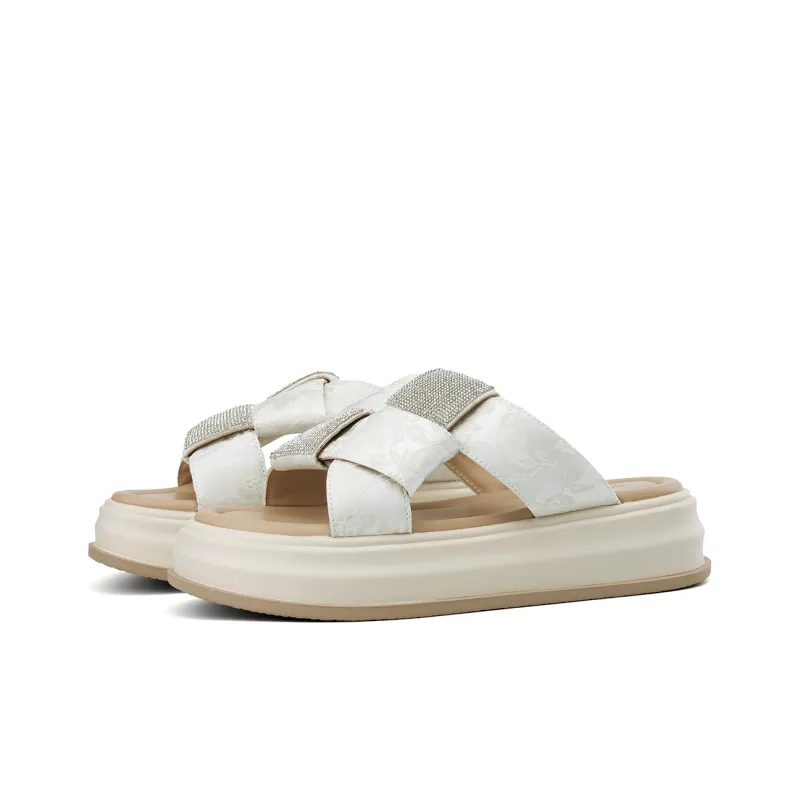 JOSINY PU Polyurethane Slip-Resistant Abrasion-Resistant Slide Slippers Women's-11