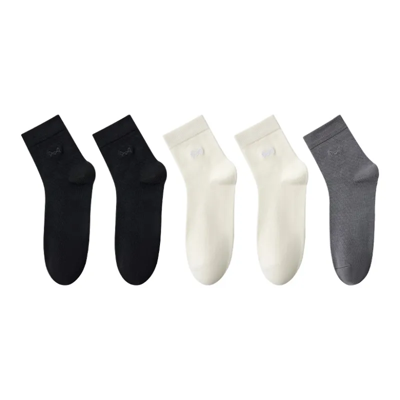 MIIOW Cool One Summer Series Mid Calf Socks Men's 5 Pack-24