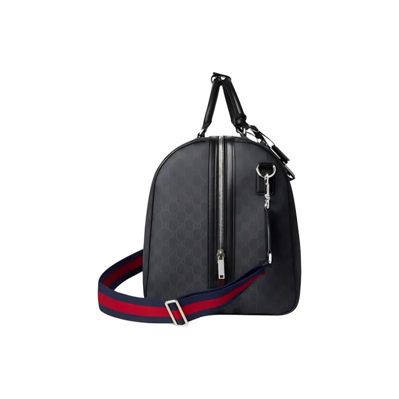 GUCCI Supreme Canvas Canvas Bag Travel Bag Men's Black-2