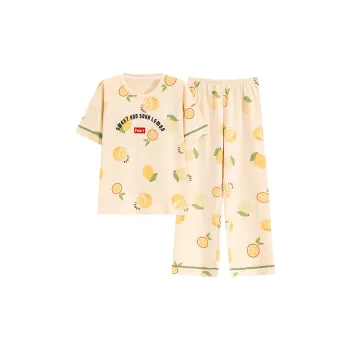 GOSO Pajama Set Women's Yellow Shades