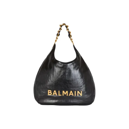 BALMAIN Large 1945 Soft Hobo Bag