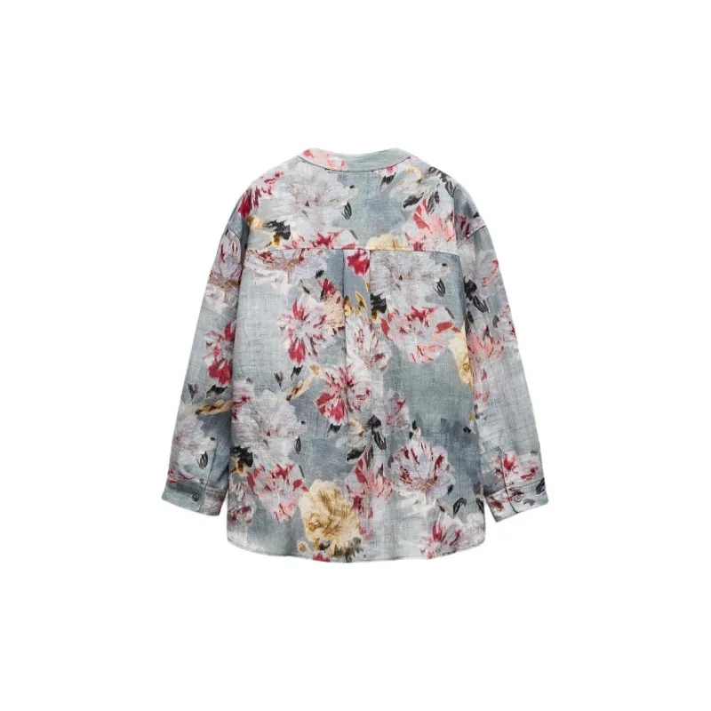 ZARA Shirts Women's Blue/Gray-1