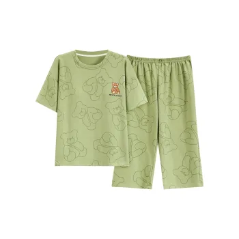 GOSO Pajama Set Women's Green Shades