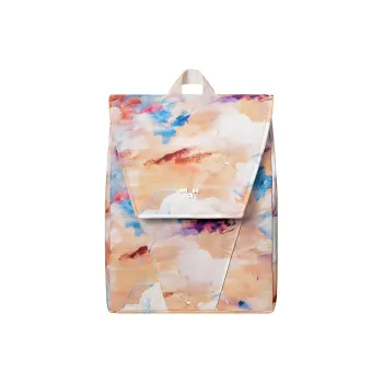 MAH Polyester Laptop Backpack Unisex Flesh Pink