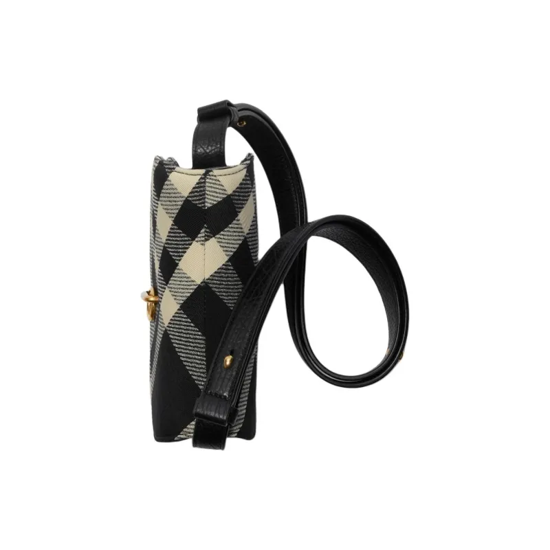 Burberry Polyester Handbag, Shoulder Bag Women's Black-3