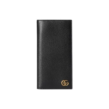 GUCCI GG Marmont Leather Wallet Men's Black