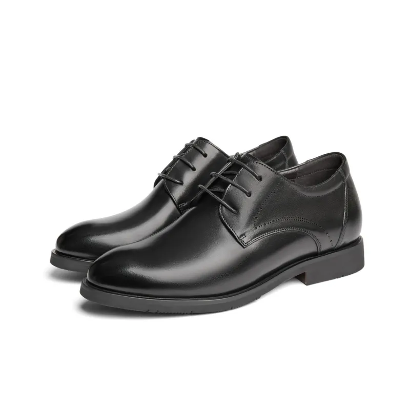BELLE Dress Shoes Men Low Top Black/Coffee-9