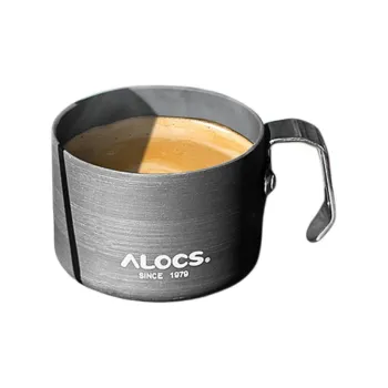 ALOCS Outdoor Water Equipment 160ML Hard Anodized Aluminum Stainless Steel