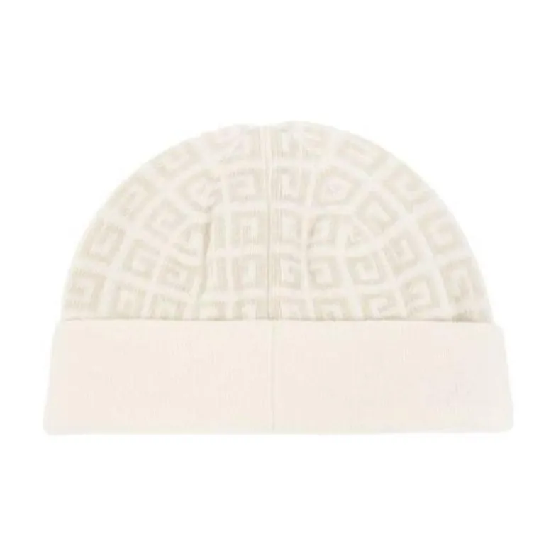 Givenchy Monogrammed Intarsia Beanie-0