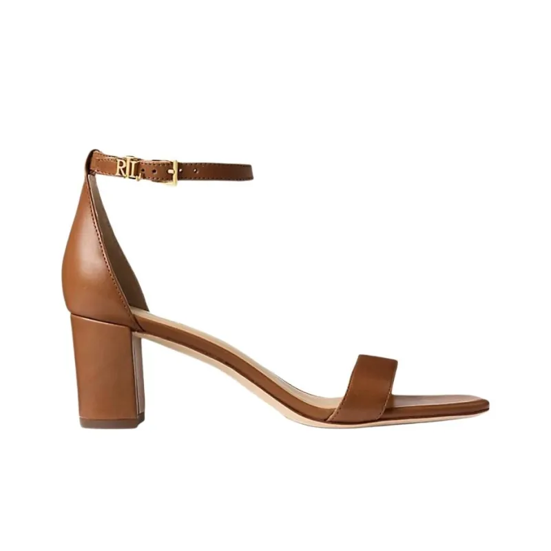 LAUREN RALPH LAUREN Logan Strap Sandals 6cm Women's Brown-1