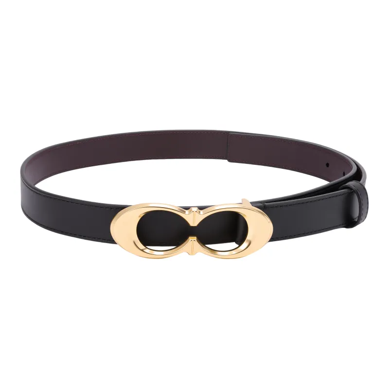COACH Cow Leather Leather Belts Women's Width  2.5cm-1