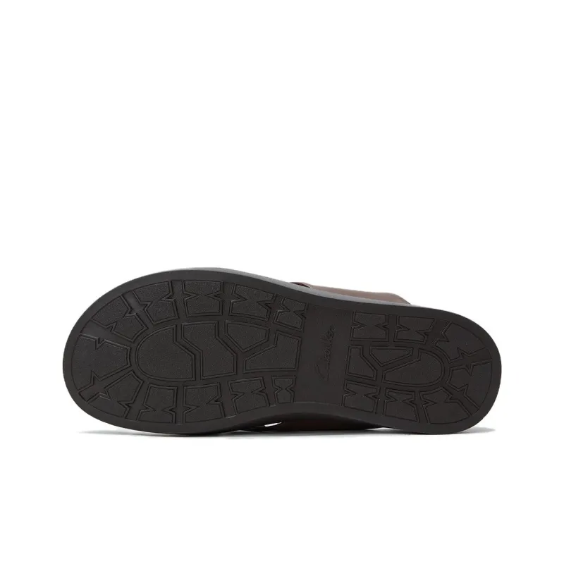 Clarks Slide Slippers Men's Brown-5