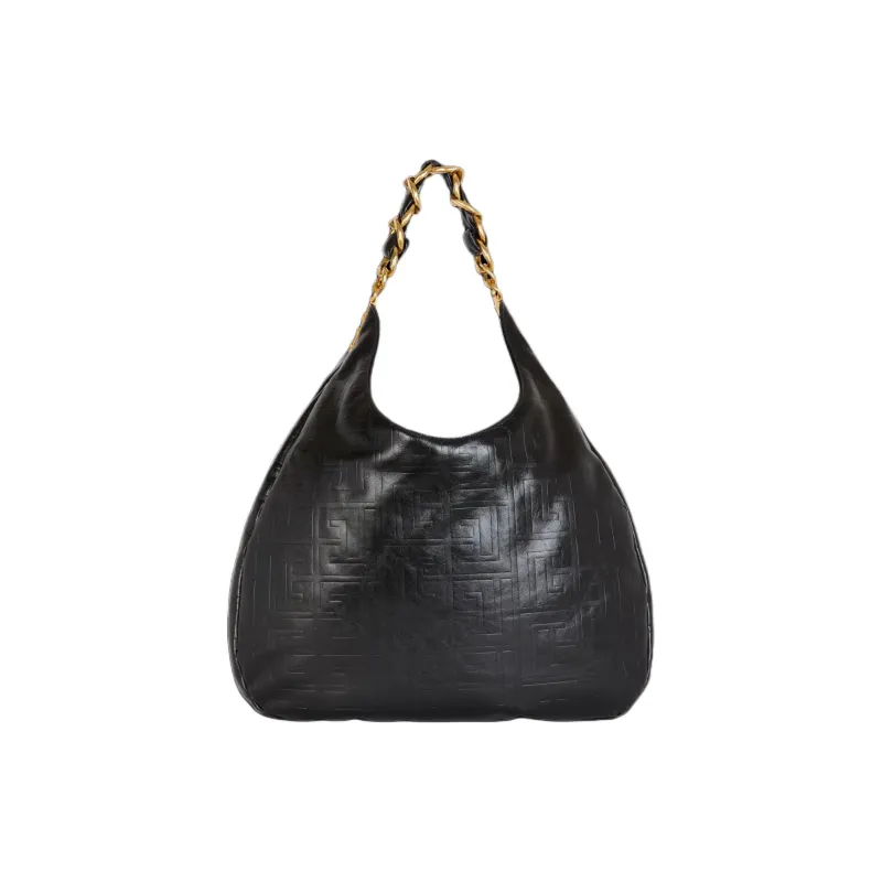 BALMAIN Large 1945 Soft Hobo Bag-2