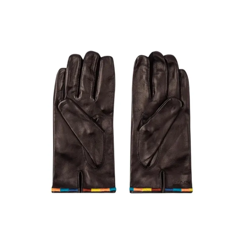 Paul Smith Sheepskin Gloves Men's Chocolate-1
