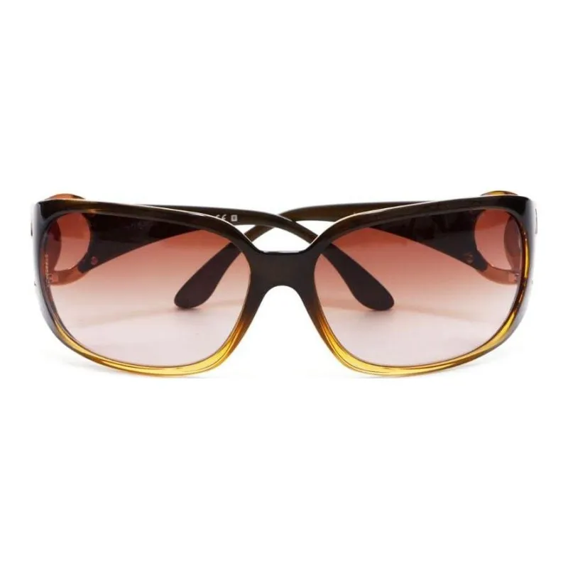 CHANEL 2000s CC-plaque Oversize Sunglasses-1