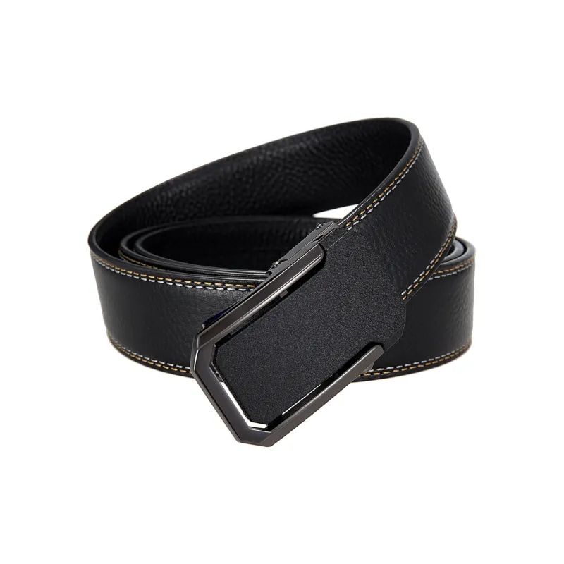 Lanza Cow Leather Belts Men's Width 3.5cm-1