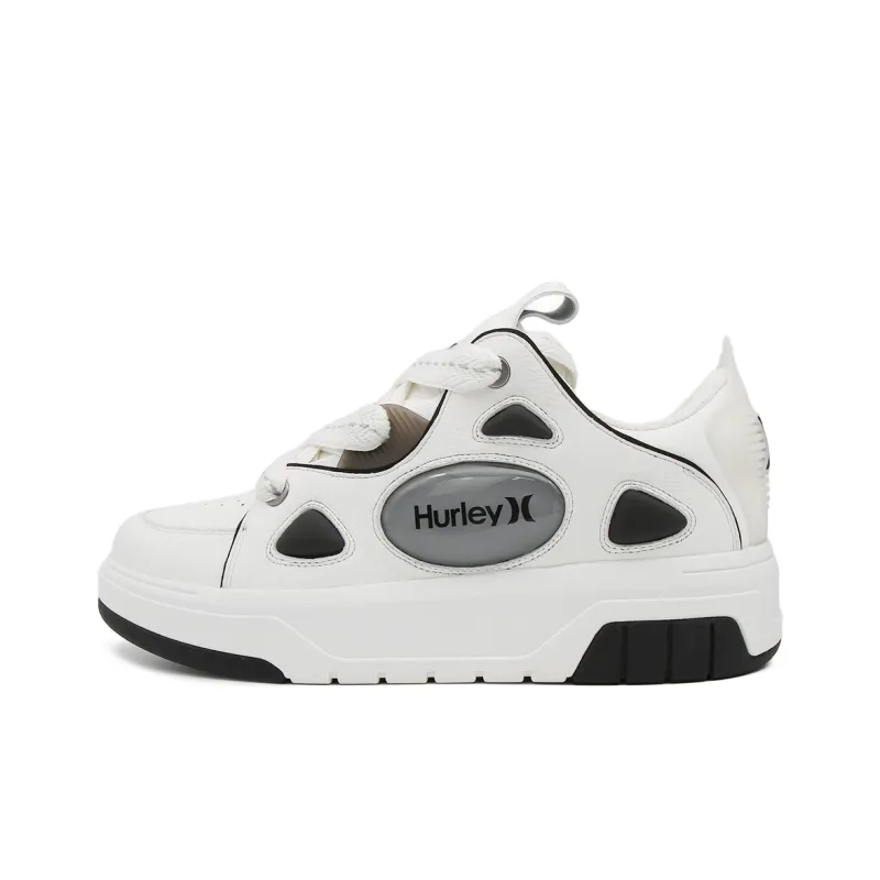 Hurley Puffy Shoes Durable Breathable Low-Top Skateboard Shoes Unisex-0