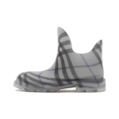 Burberry Ankle Boots Men Gray