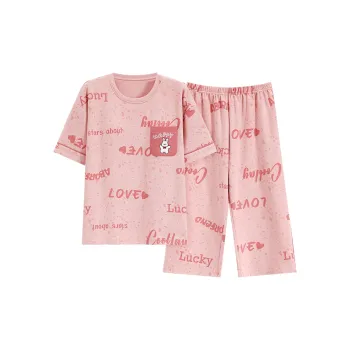 GOSO Pajama Set Women's Pink Shades