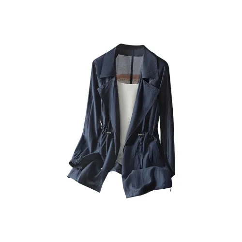 Cypress House Jackets Women's Navy Blue