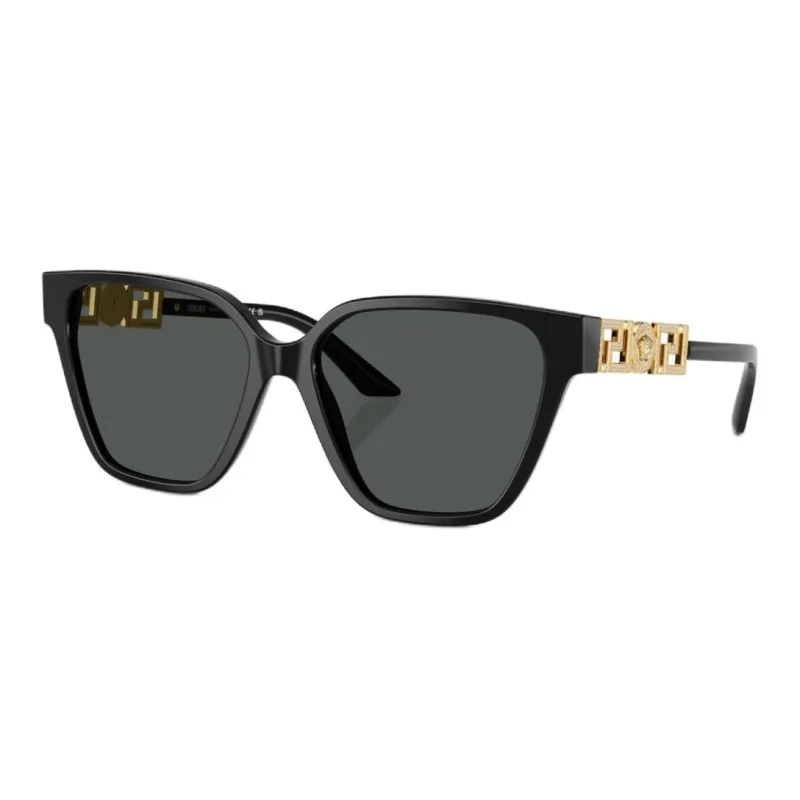 VERSACE Greca Strass Butterfly-frame Sunglasses-0