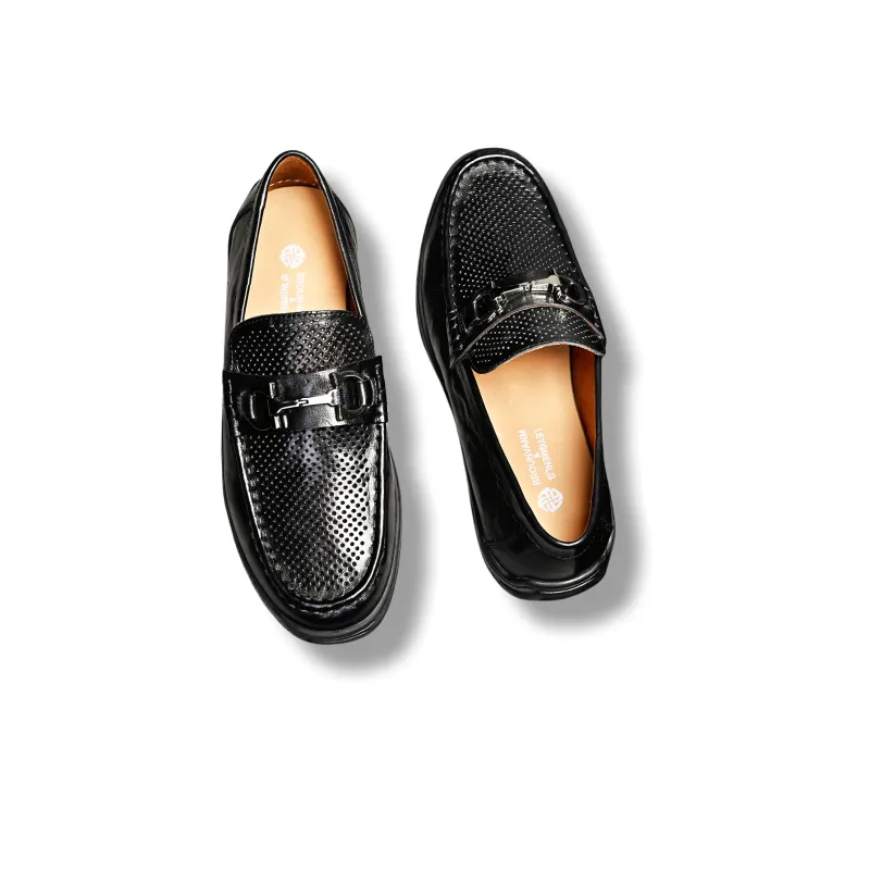 Brounvanm Loafers Men Black/Brown-3
