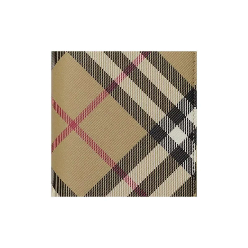 Burberry Polyurethane, Polyester With Cotton Wallet Men's Sand-2