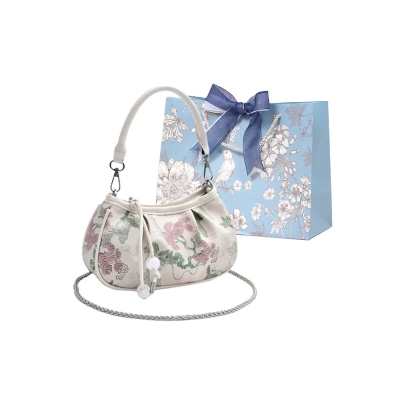 REDOO PU Shoulder Bag Women's Silver/Ecru/Black/Purple-3