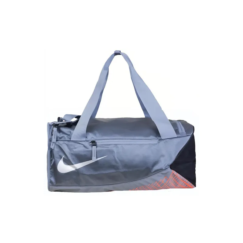 Nike Polyester Portable Crossbody Travel Bag Gym Bag Large Size Unisex Gray-2