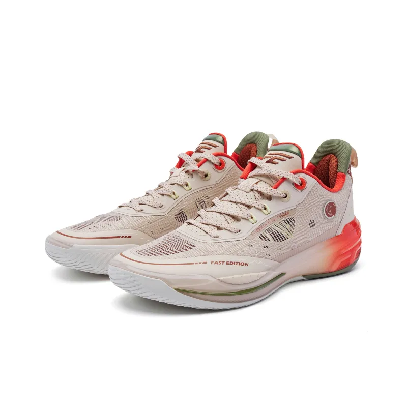 QIAODAN FE2.0 Dragon Boat Festival Low Top Q KUNGFU TURBO Basketball Shoes Men's Dusty Mocha-2