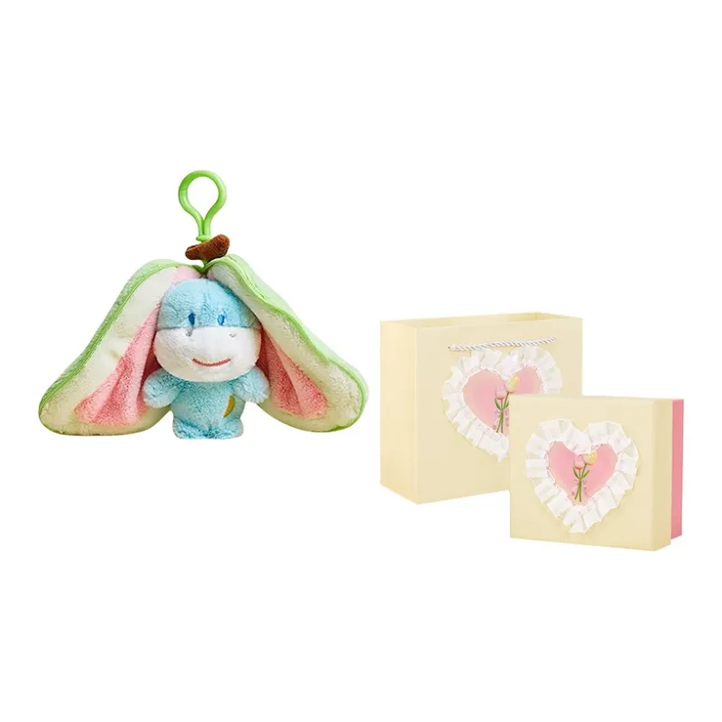 Plush Charm Small Size Women's Peach Rabbit/Banana Donkey/Mango Duck-0