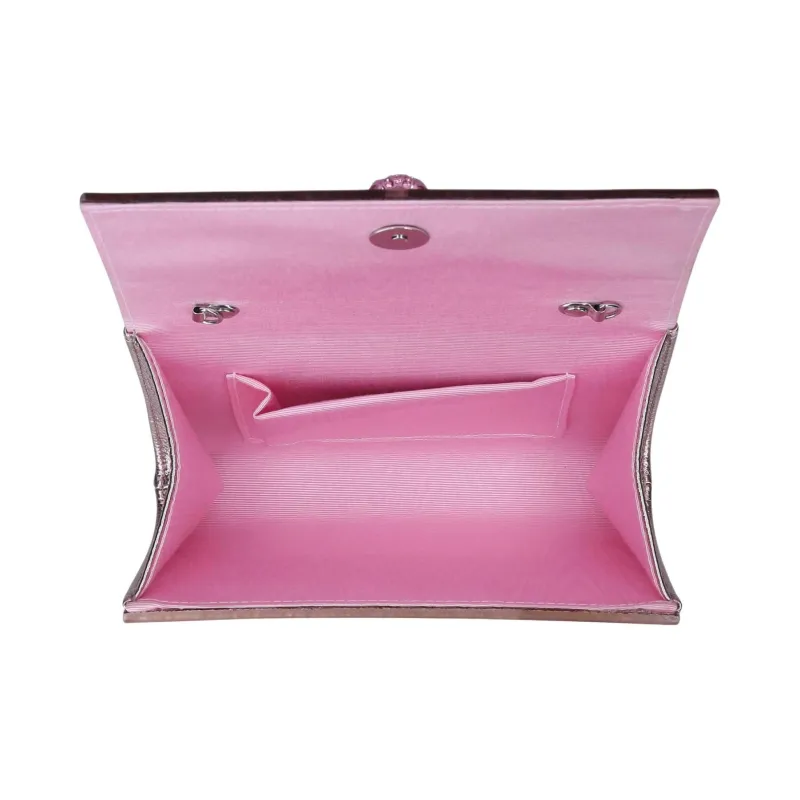 Kurt Geiger London Plexiglass With Crystal Clutch Women's Light Pink-2