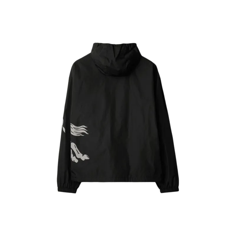 Burberry Ekd Lightweight Hooded Zip Up Jacket-1