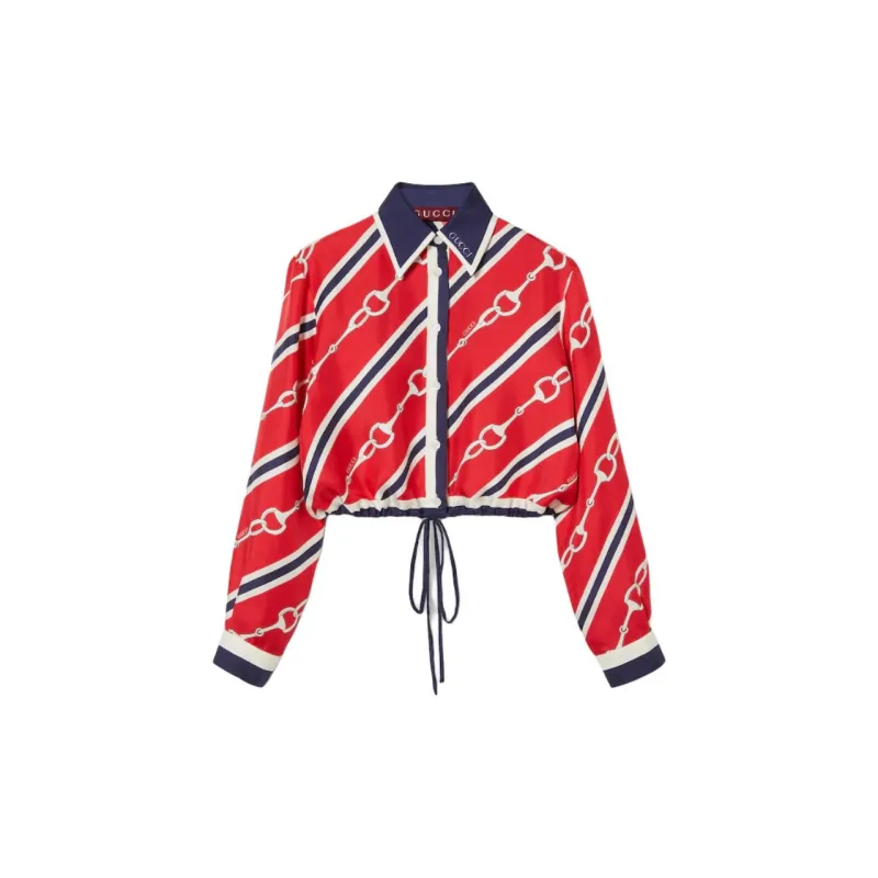 GUCCI Shirts Women's Red-1