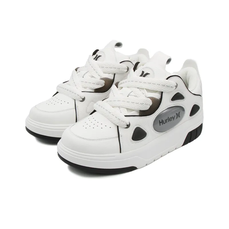 Hurley Puffy Shoes Durable Breathable Low-Top Skateboard Shoes Unisex-2