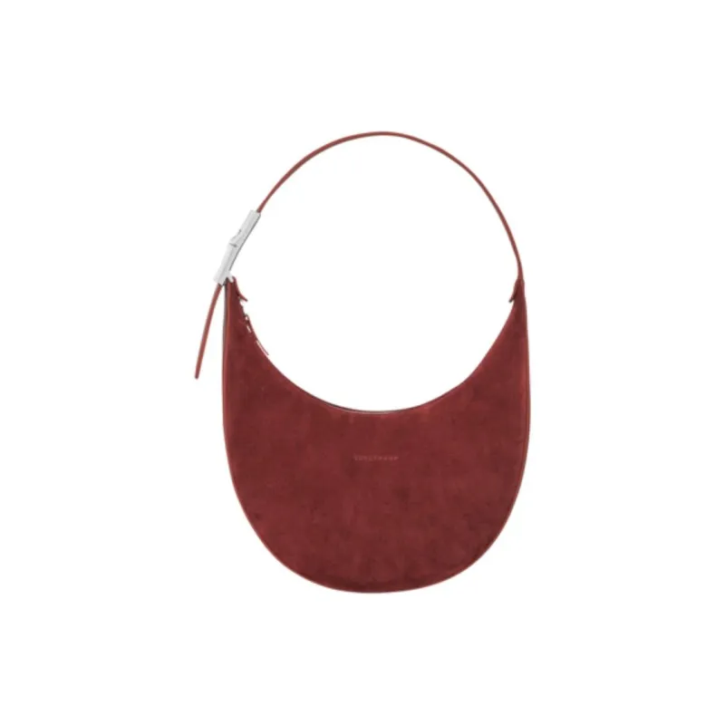 LONGCHAMP Calfskin Shoulder Bag Handbag Shoulder Bag Women's Brick Red-1